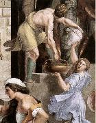 RAFFAELLO Sanzio The Fire in the Borgo oil painting reproduction